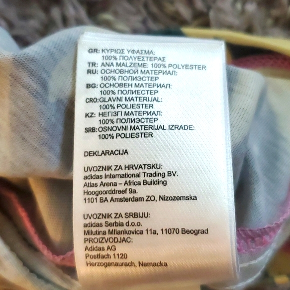 Adidas tropical 3 stripe tank top - Picture 6 of 10